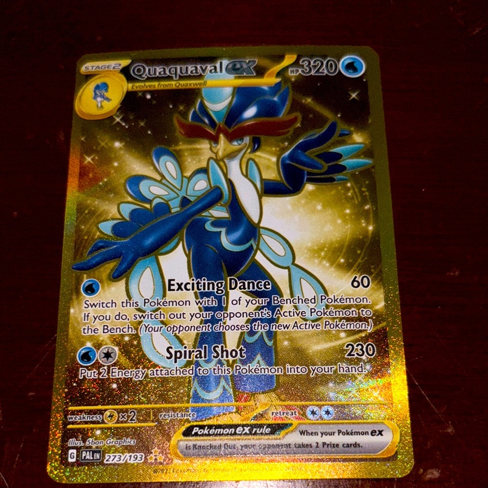 - Quaquaval EX Pokémon Card